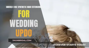 Synthetic Hair Extensions: Perfect for Wedding Updos?