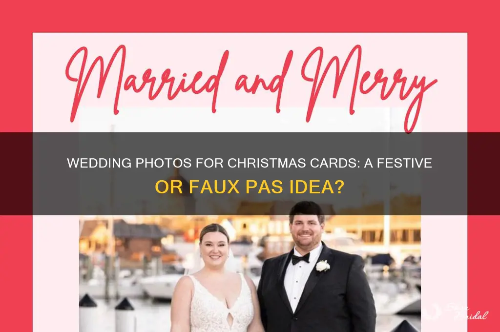 should I use wedding pics for christmas card
