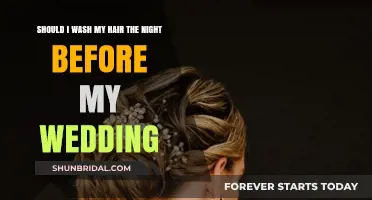Pre-Wedding Hair Prep: Should You Wash Your Hair the Night Before?