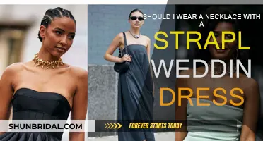Necklaces with Strapless Wedding Gowns: A Stylish Do or Don't?