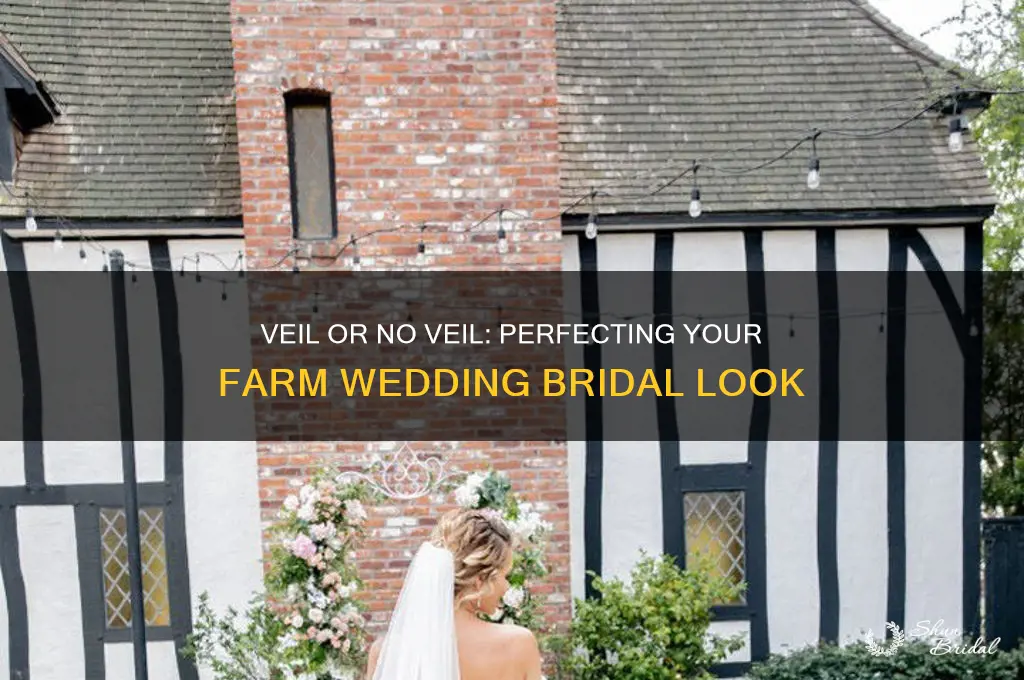 should i wear a veil for a farm wedding
