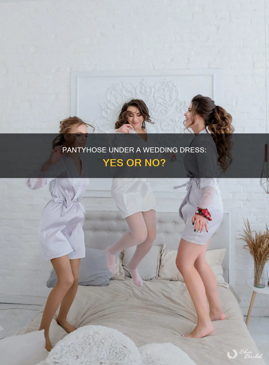 should I wear pantyhose under my wedding dress
