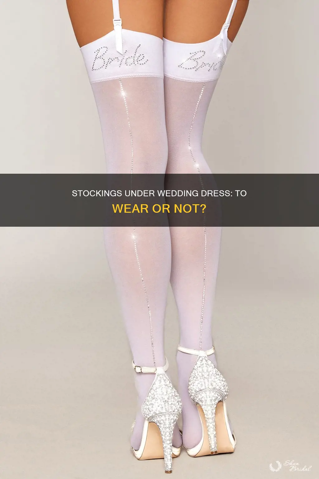 should I wear stockings under wedding dress