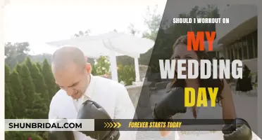 Wedding Day Workout: Should You Exercise Before Saying 'I Do'?