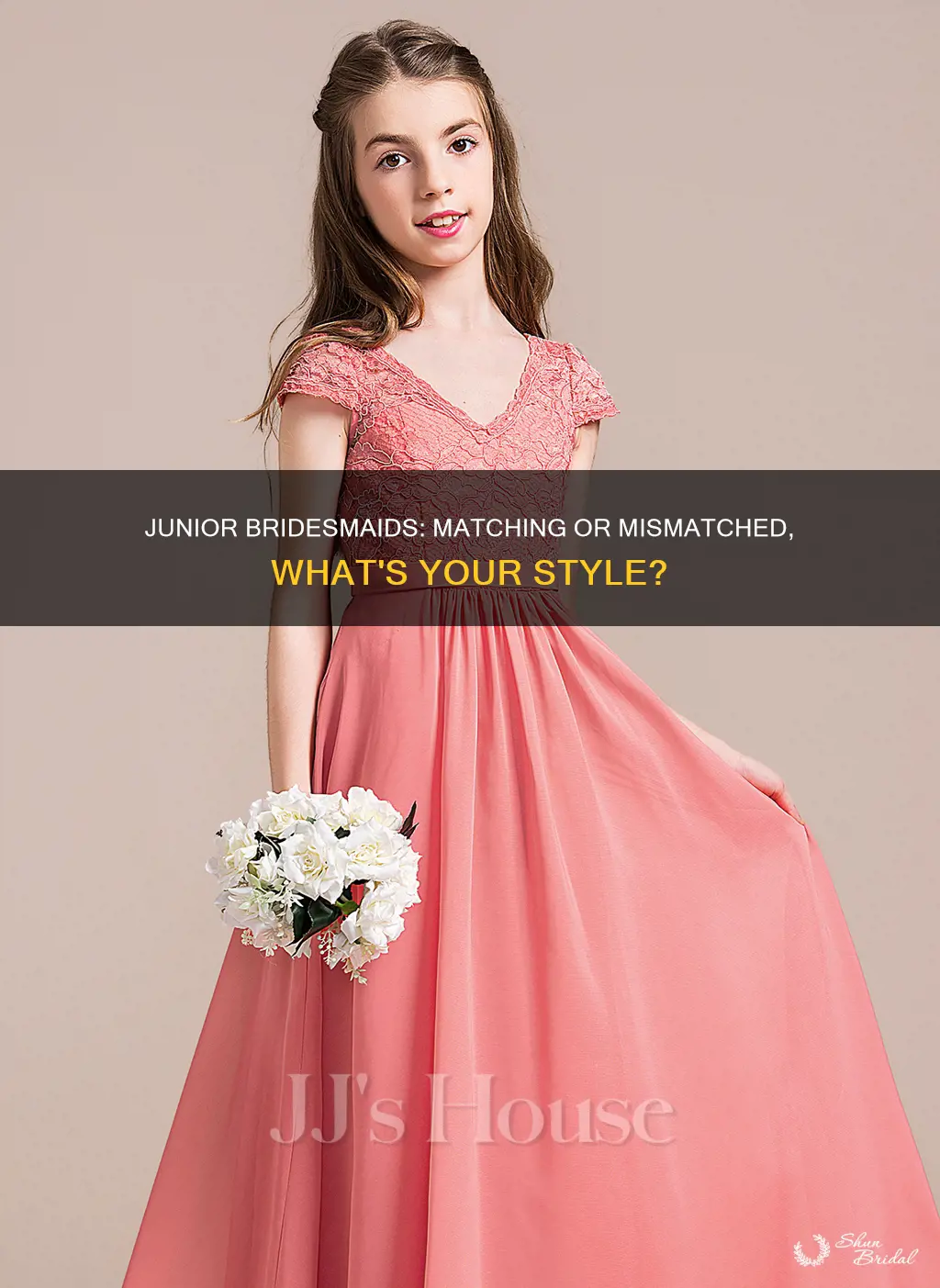 should junior bridesmaids match bridesmaids