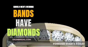 Men's Wedding Bands: Diamonds or Not?