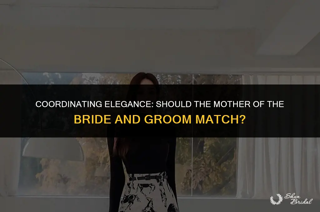 should mother of bride and groom match