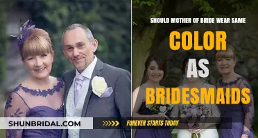 Should the Mother of the Bride Match the Bridesmaids' Color?