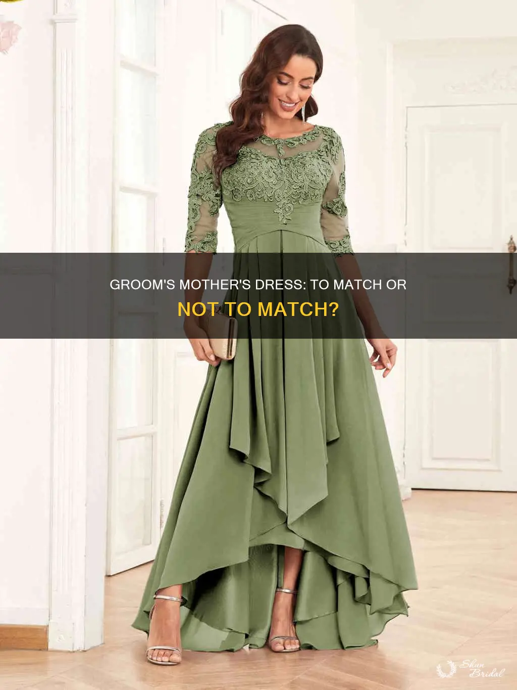 should mother of groom dress coordinate with wedding colors