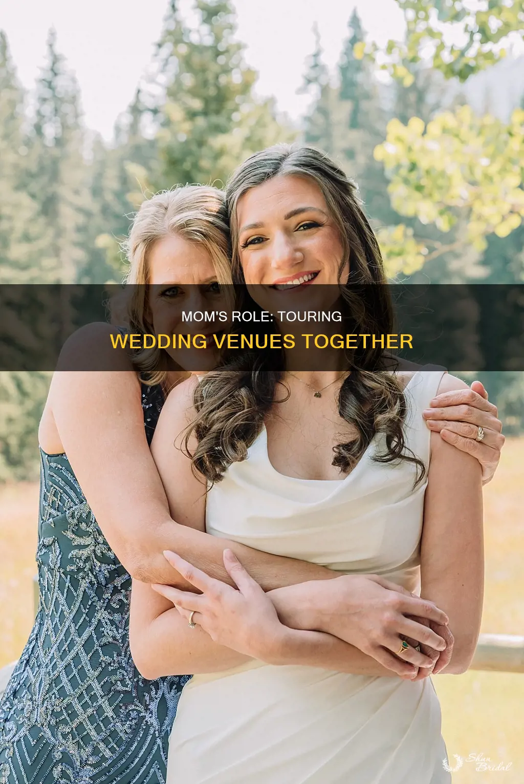 should my mom tour wedding venues with me
