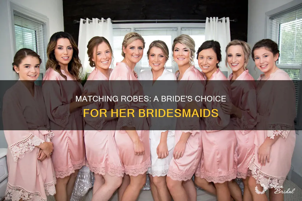 should my robe match my bridesmaids