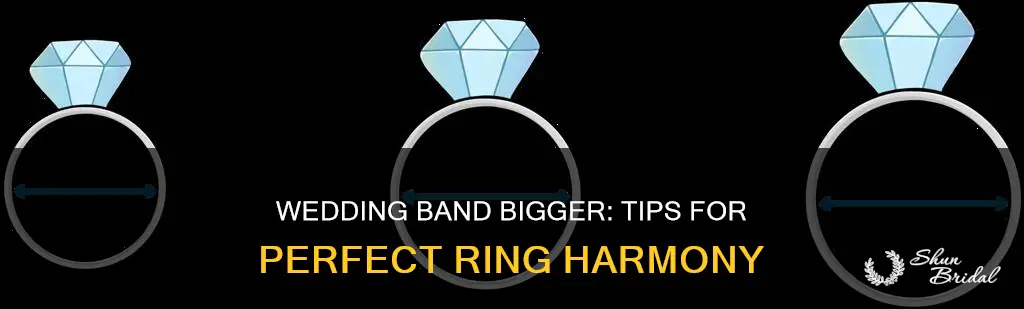 should my wedding band be bigger than my engagement ring
