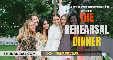 Out-of-Town Wedding Guests: Rehearsal Dinner Invite Expectations