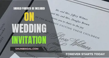 Wedding Invitation Etiquette: Parents' Inclusion