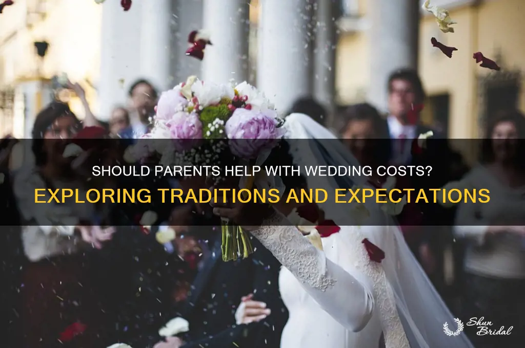should parents help with wedding costs