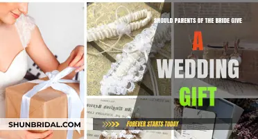 Should Parents of the Bride Give a Wedding Gift? Etiquette Explained