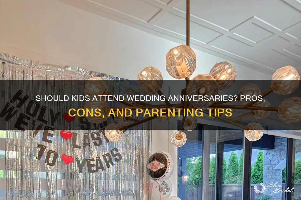 should parents take kids to wedding anniversaries