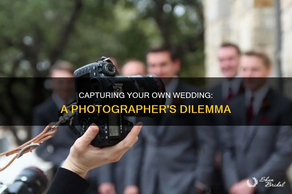 should photographer shoots own wedding