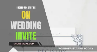 Wedding Invite Etiquette: To Registry or Not?