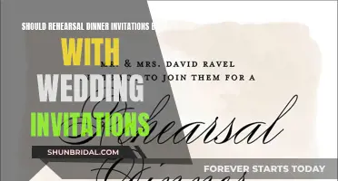 Rehearsal Dinner Etiquette: Invites with Wedding Invitations?