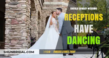 Sunday Wedding Receptions: Should There Be Dancing?