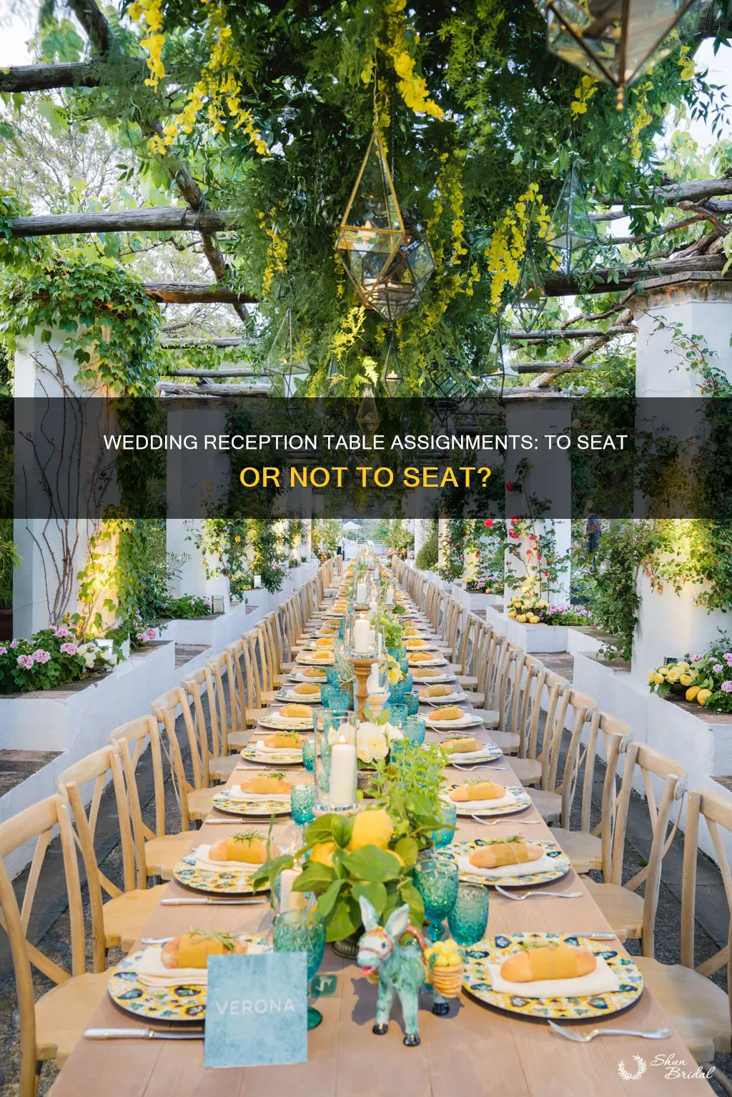 should tables be assigned for a wedding reception