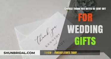 Should You Send Thank You Notes for Wedding Gifts? Etiquette Explained