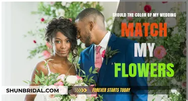 Flowers and Wedding Colors: Matching or Contrasting?