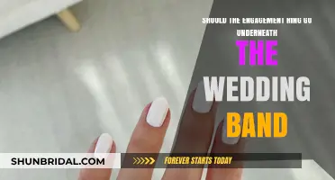 The Wedding Band: Over or Under the Engagement Ring?