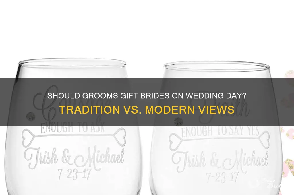 should the groom buy the bride a wedding gift