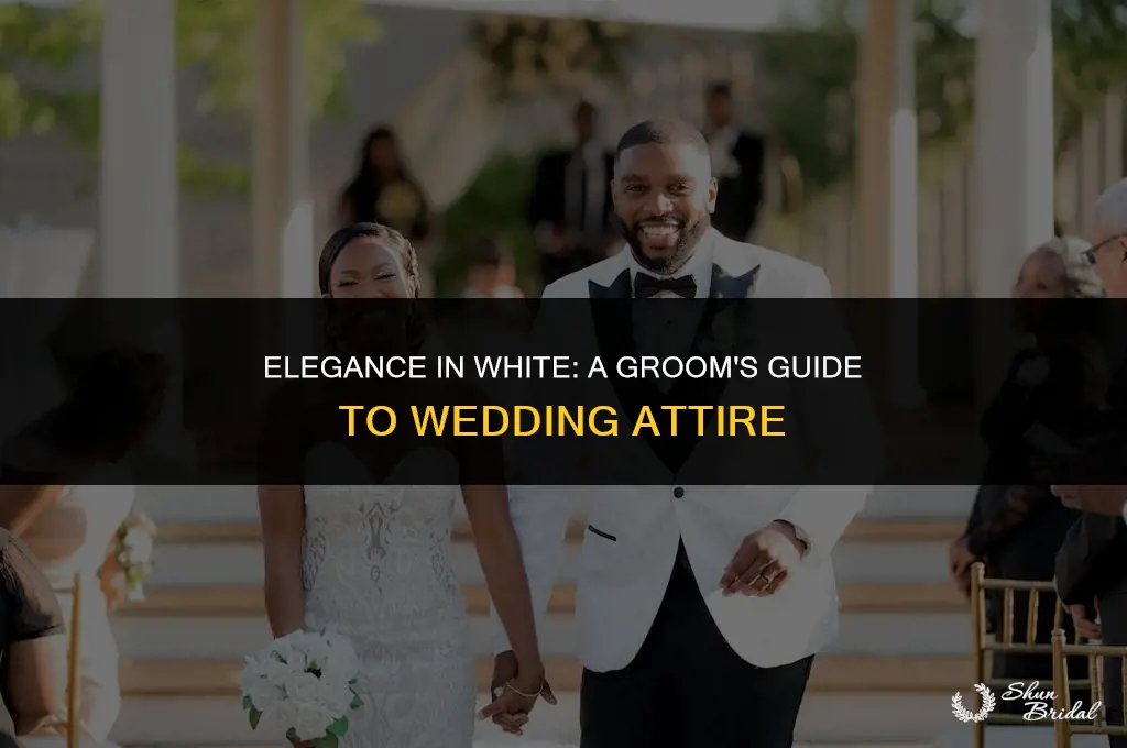 should the groom wear white