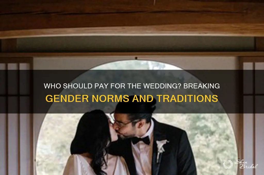 should the man pay for the wedding