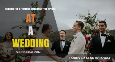 Should Wedding Officiants Memorize Speeches? Pros, Cons, and Tips