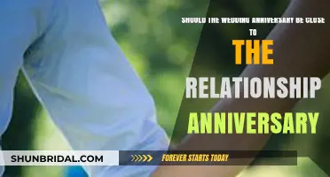 Wedding vs. Relationship Anniversary: Should Dates Align for Couples?