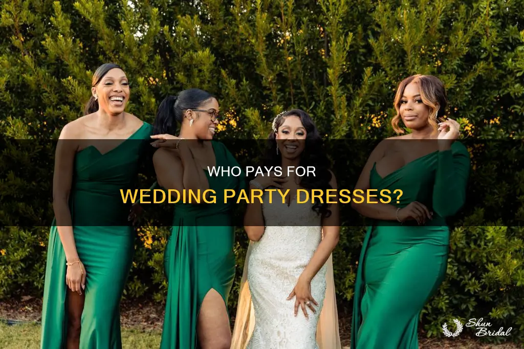 should the wedding party have to pay for their dresses