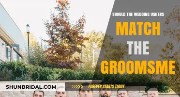 Matching Ushers and Groomsmen: A Stylish Wedding Coordination Debate