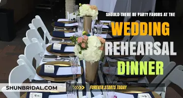 Wedding Rehearsal Dinner Favors: Thoughtful Touch or Unnecessary Extra?