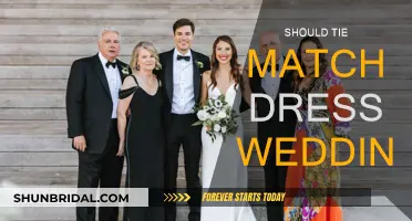 Matching Ties and Dresses for Weddings: A Guide