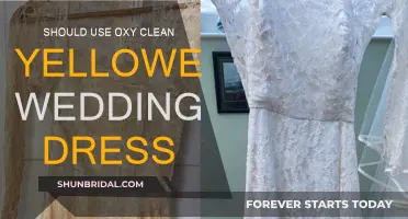 Oxy Clean: Revive Your Yellowed Wedding Dress