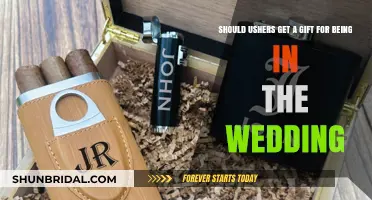 Should Ushers Receive Gifts for Their Wedding Role?