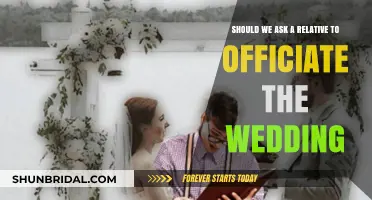 Should You Ask a Relative to Officiate Your Wedding?