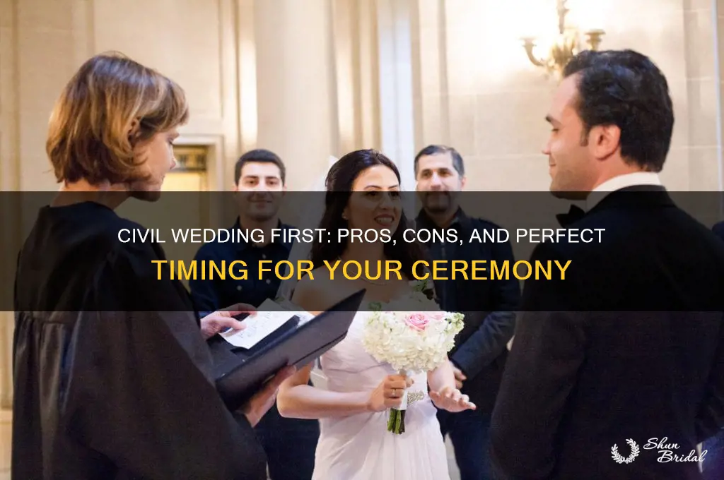 should we have a civil wedding before a ceremony