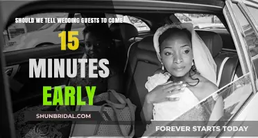 Early Arrival Etiquette: Should Wedding Guests Arrive 15 Minutes Early?