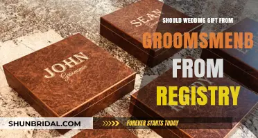 Registry or Not? Groomsmen's Dilemma for the Perfect Wedding Gift