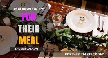 Should Wedding Guests Pay for Their Meal? Etiquette Explained