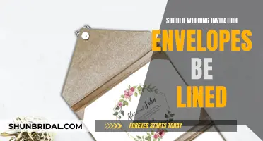 Wedding Envelope Etiquette: Lined or Unlined?