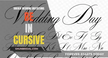 Cursive Wedding Invites: A Classic Choice?