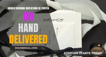 Wedding Invites: Post or Hand Delivery?