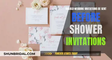 When to Send Wedding and Shower Invitations