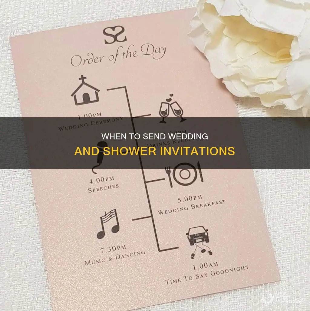 should wedding invitations be sent before shower invitations